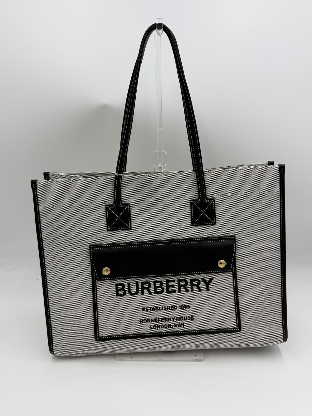 Burberry Horseferry Canvas Tote